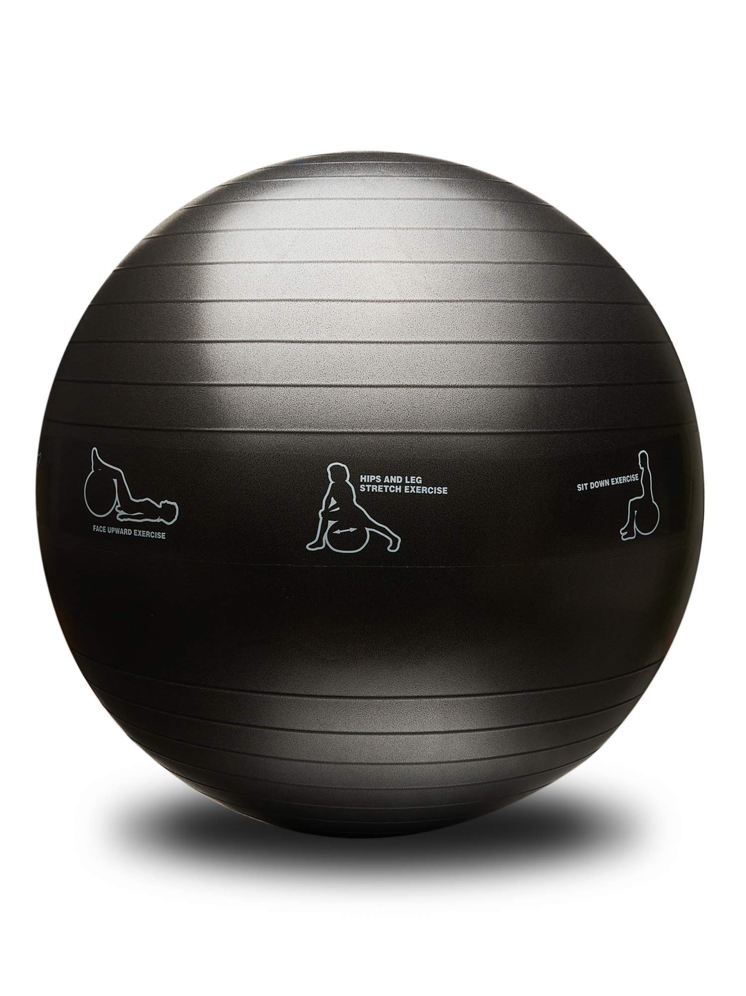 Мяч Movertex G010 черный, 65 см - купить в Москве, цены на Мегамаркет
