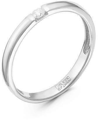 Кольцо из белого золота с бриллиантом р. 19 Klondike 01-00953-03-001-01-03