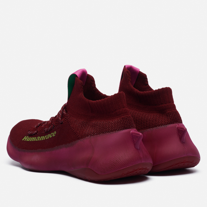 Кроссовки мужские Adidas Originals x Pharrell Williams Human Race Sichona бордовые 42.5 EU