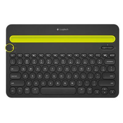 Беспроводная клавиатура Logitech K480 Yellow/Black (920-006368) – купить в Москве, цены в интернет-магазинах на Мегамаркет