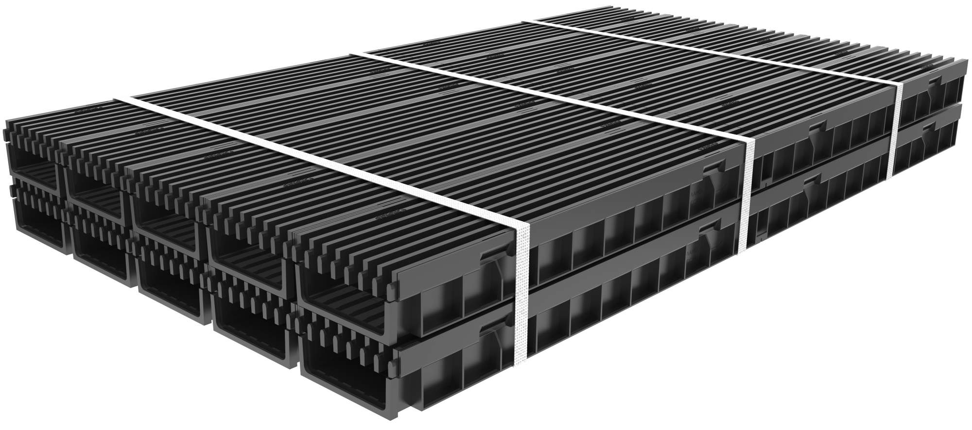 Лоток водоотводный Gidrolica Light с решеткой пластиковой купить в интернет-магазине, цены на Мегамаркет