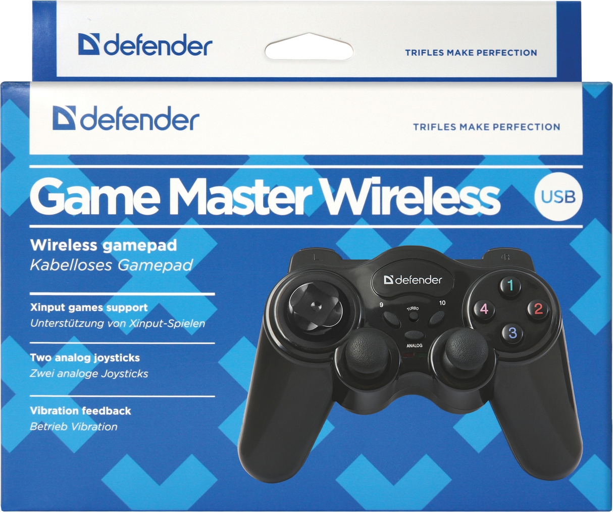 Геймпад Defender Game Master Wireless Black (64257)