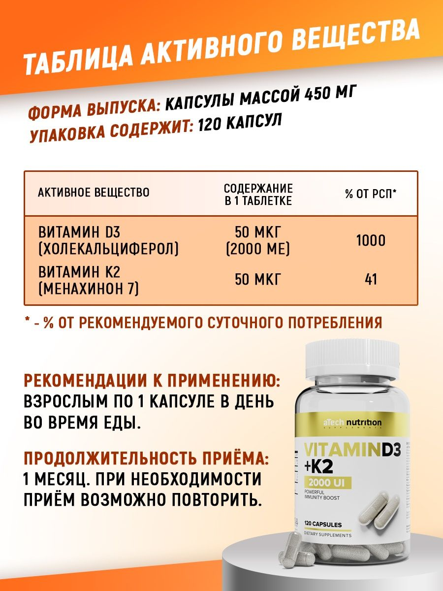 Витамин д3 2000 +к2. Витамин д ATECH Nutrition 2000. Витамин д3 + к2 ATECH Nutrition. Витамин д 3 ATECH Nutrition 30 капсул.