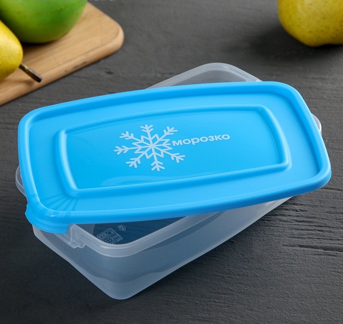 Набор контейнеров "Морозко" для заморозки, 0,7 л,  3 шт, 18,5 x 12 x 8,5 см