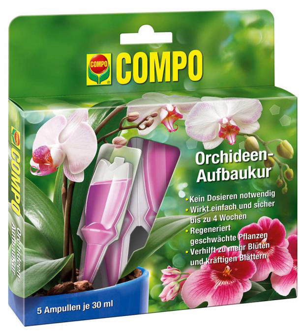 Минеральное удобрение комплексное Compo для орхидей 30 мл х 3 шт.
