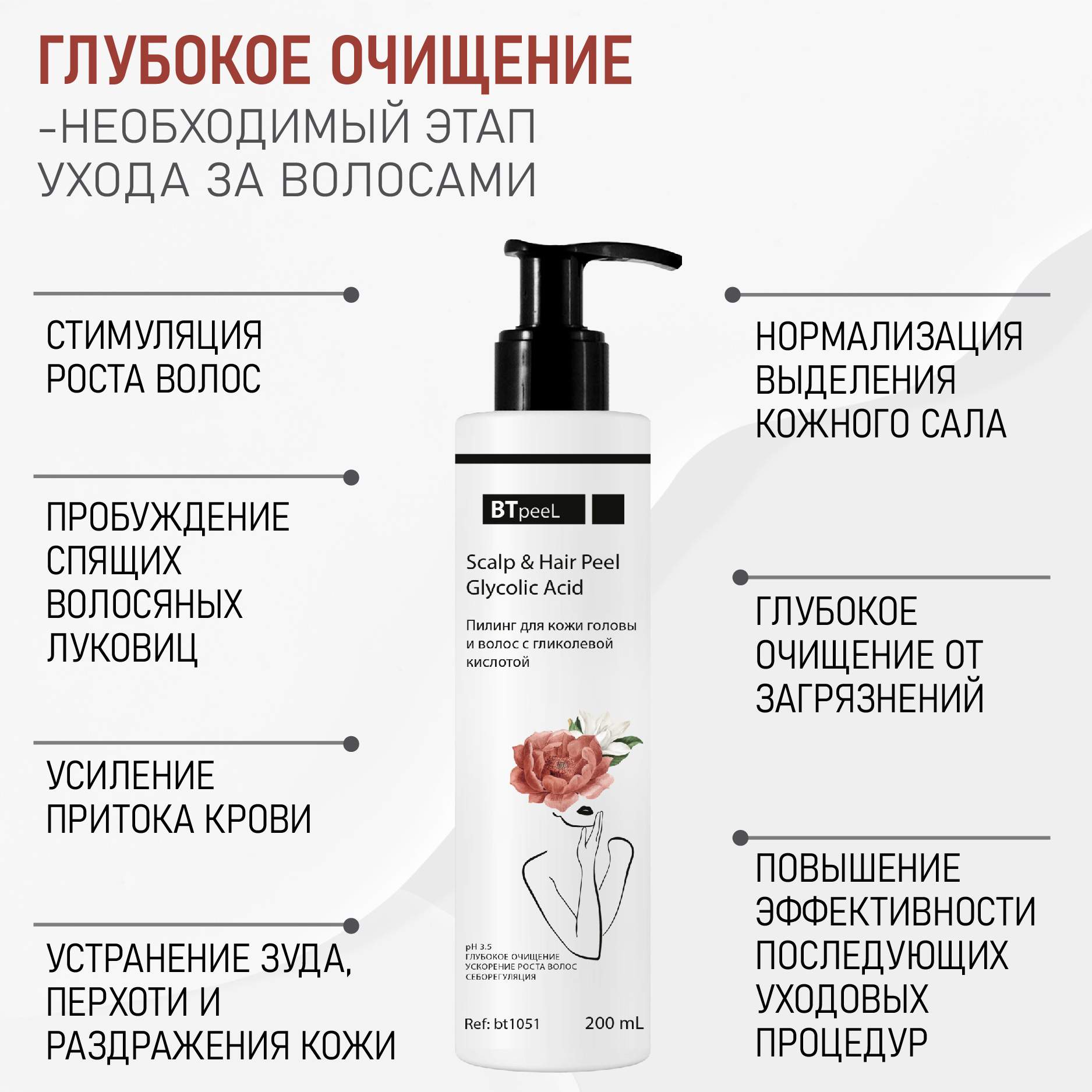 Составы пилингов для кожи головы