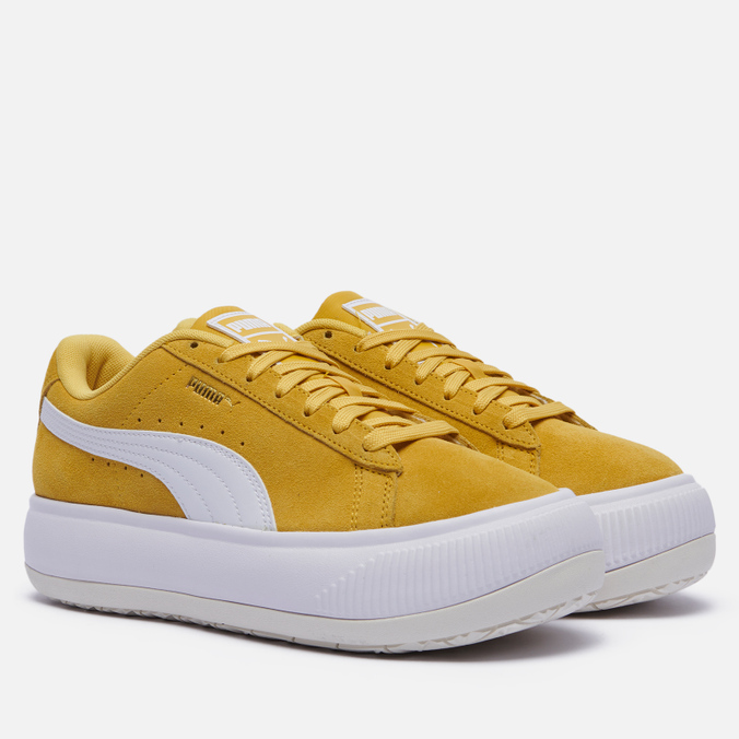 Кеды женские PUMA Suede Mayu желтые 40.5 EU - купить в Москве, цены на  СберМегаМаркет