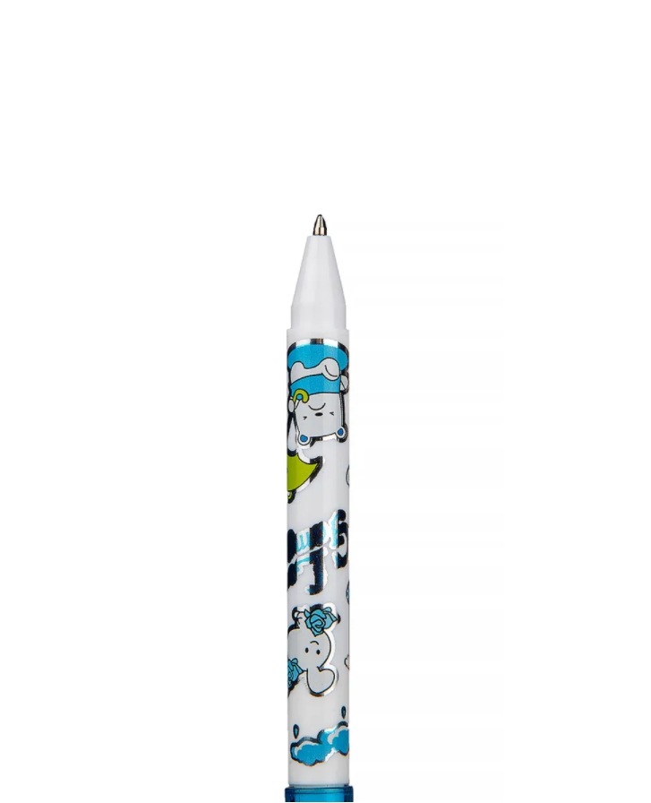 Ручка-шпион wellywell с невидимыми чернилами и УФ фонариком, 10шт Shpion-blue-pen10