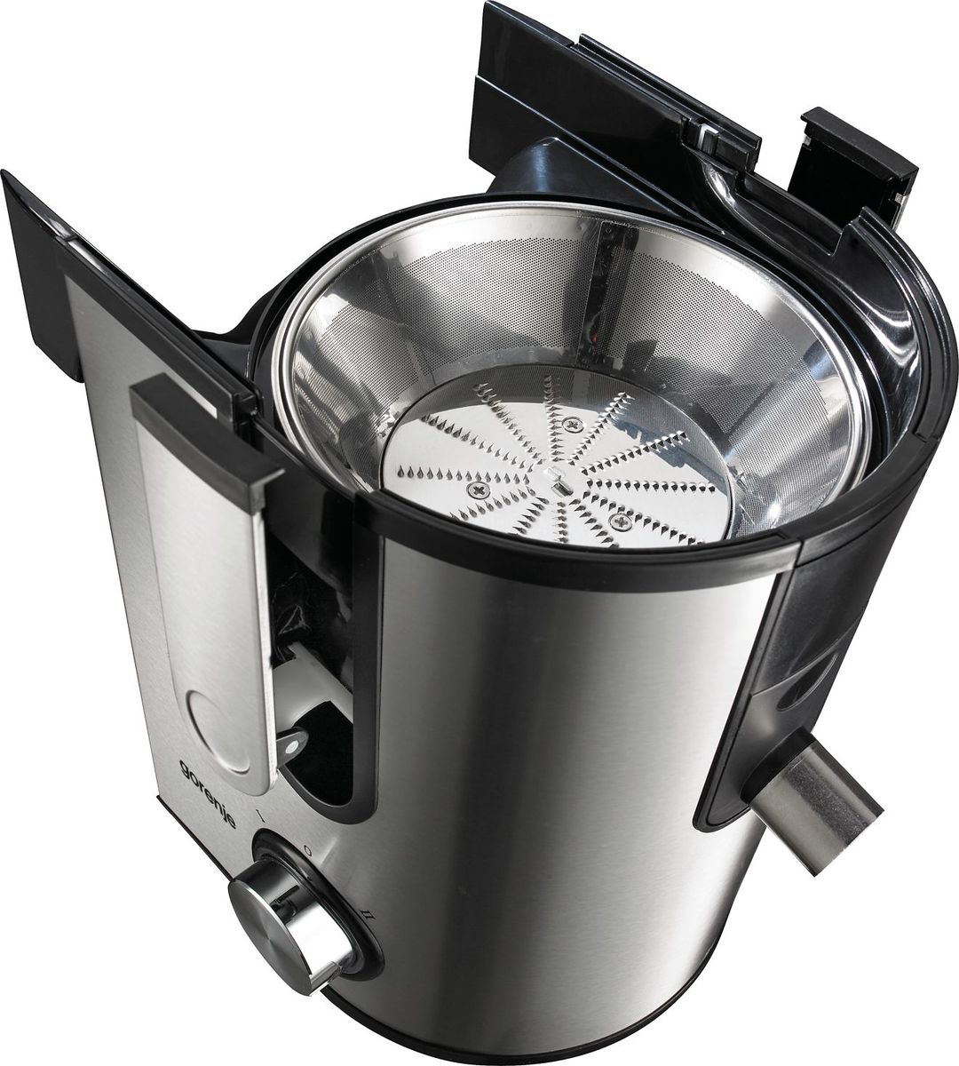 Соковыжималка центробежная Gorenje JC900E 900 Вт серебристый, черный, купить в Москве, цены в