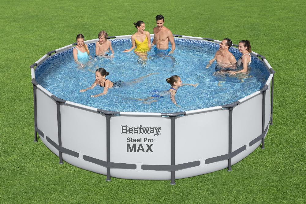 Каркасный бассейн Bestway Steel Pro Max 5612Z BW 122х488х488 см