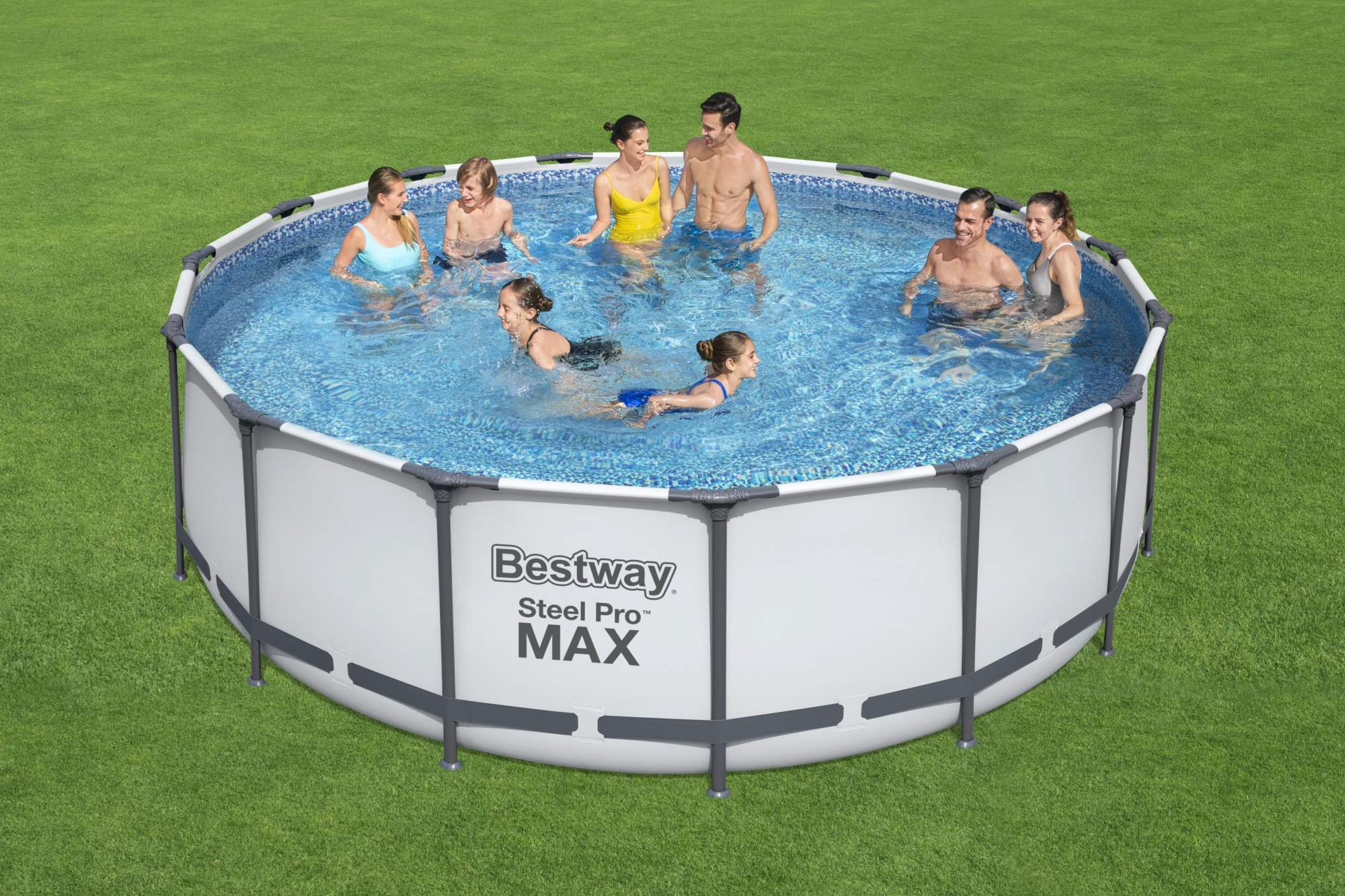 Каркасный бассейн Bestway Steel Pro Max 56488 BW 107х457х457 см