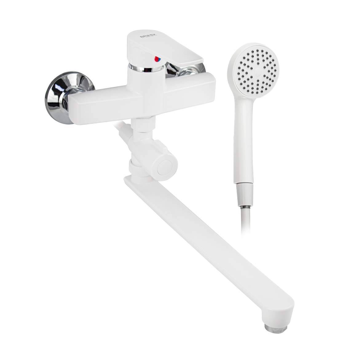 Смеситель в ванную, длинный излив, из пластика , BRIMIX 562 ...