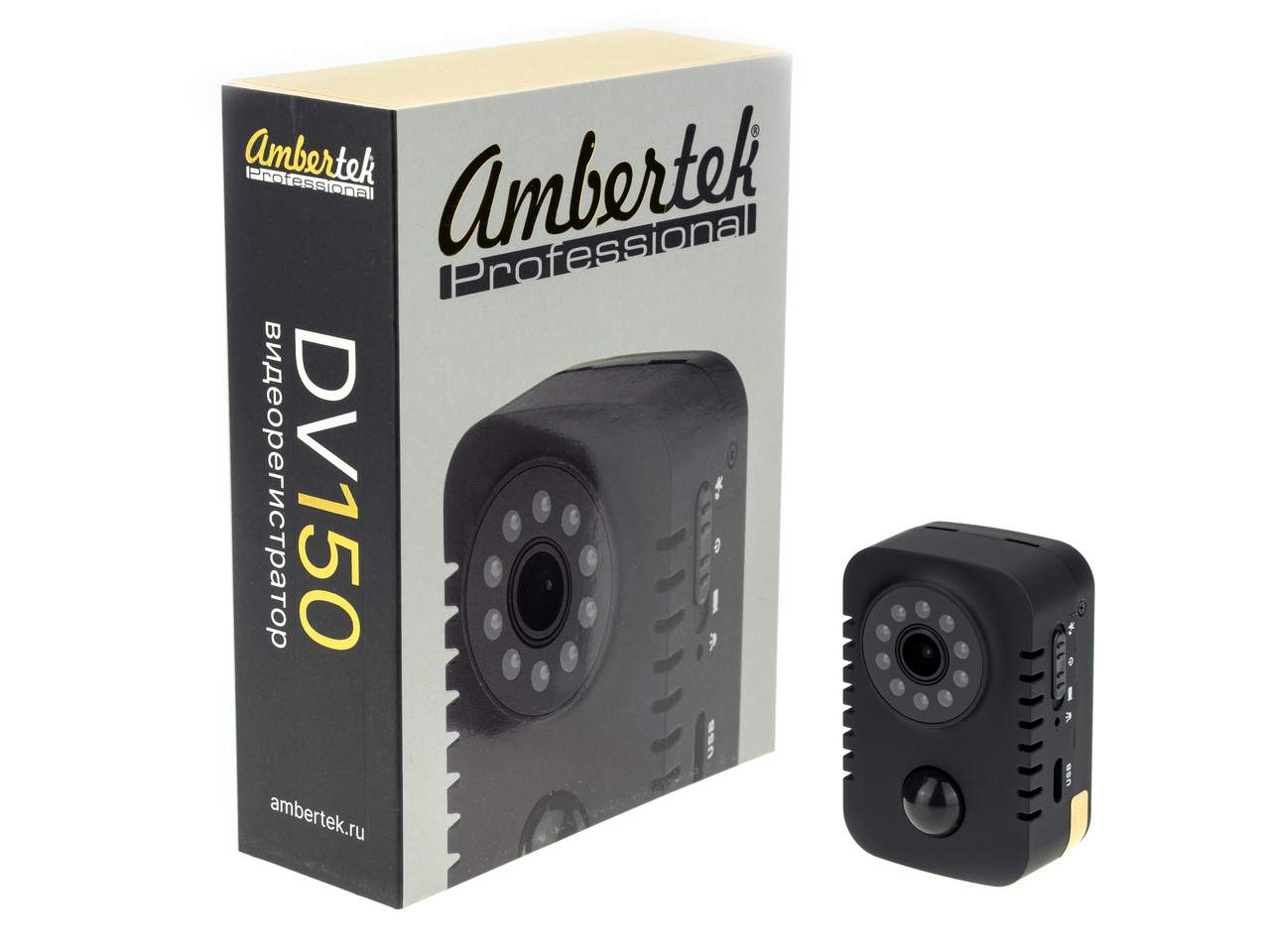 Купить мини камера Ambertek DV150 с PIR-датчиком движения, цены на  Мегамаркет | Артикул: 600004665685