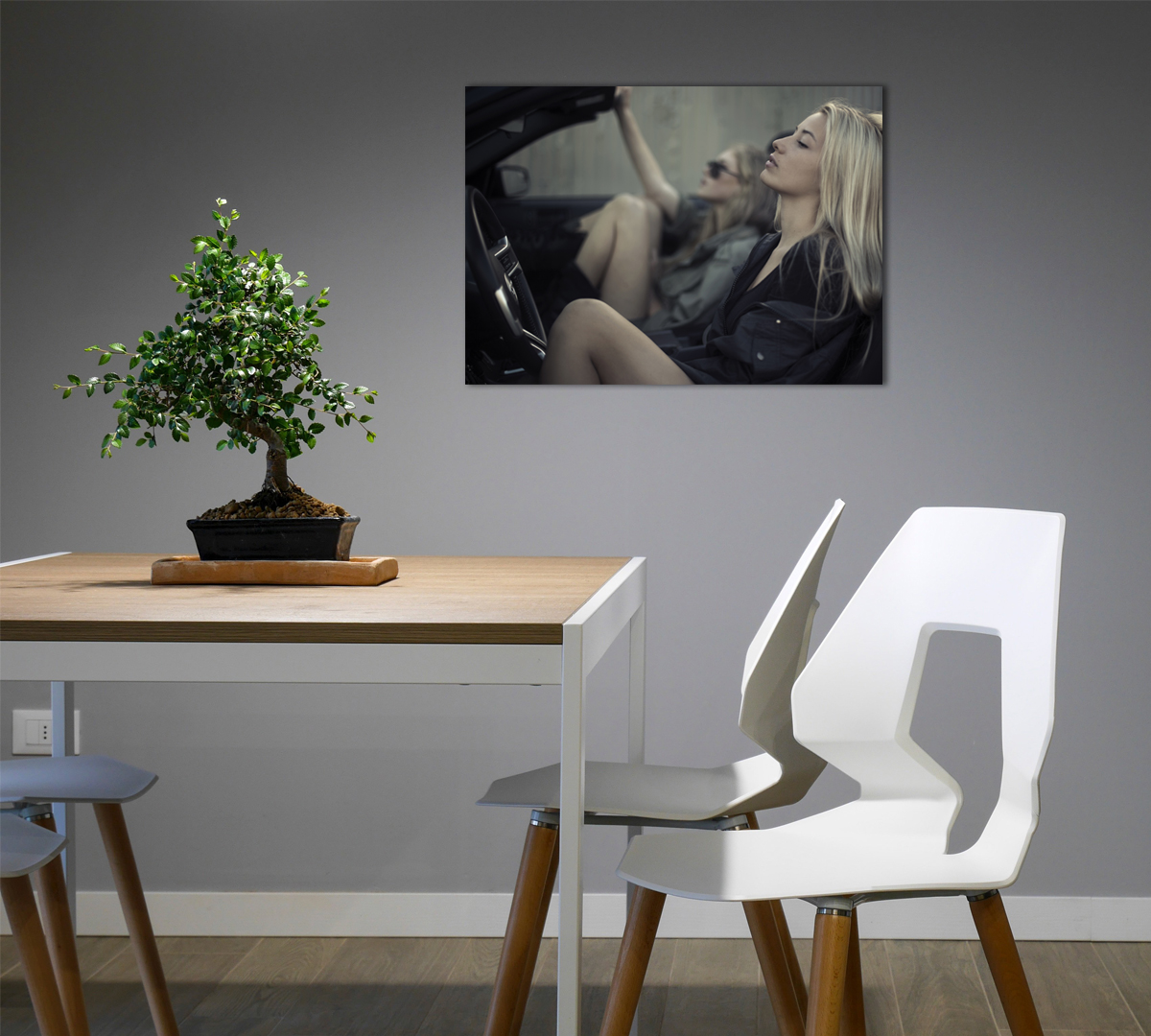 Картина интерьерная на холсте Poly Print Art Куда бы махнуть 60х40 см. № 2 