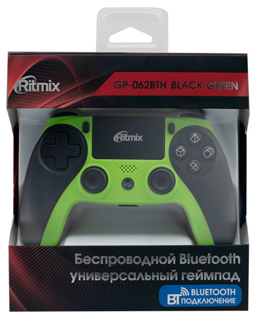 Как подключить проводной джойстик ritmix к пк Геймпад Ritmix GP-062BTH Black-Green для Android Black/Green (GP-062BTH) - отзыв