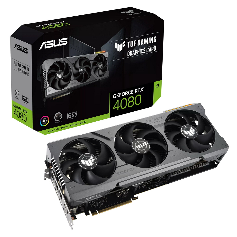 Видеокарта ASUS NVIDIA GeForce RTX 4080 TUF GAMING OC TUF-RTX4080-O16G-GAMING, купить в Москве, цены в интернет-магазинах на Мегамаркет