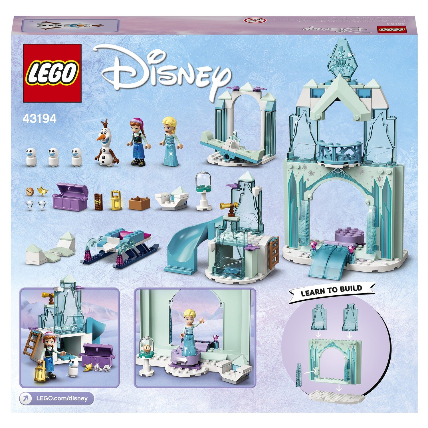 Купить конструктор LEGO Disney Frozen 43194 Зимняя сказка Анны и Эльзы,  цены на Мегамаркет | Артикул: 100028627843