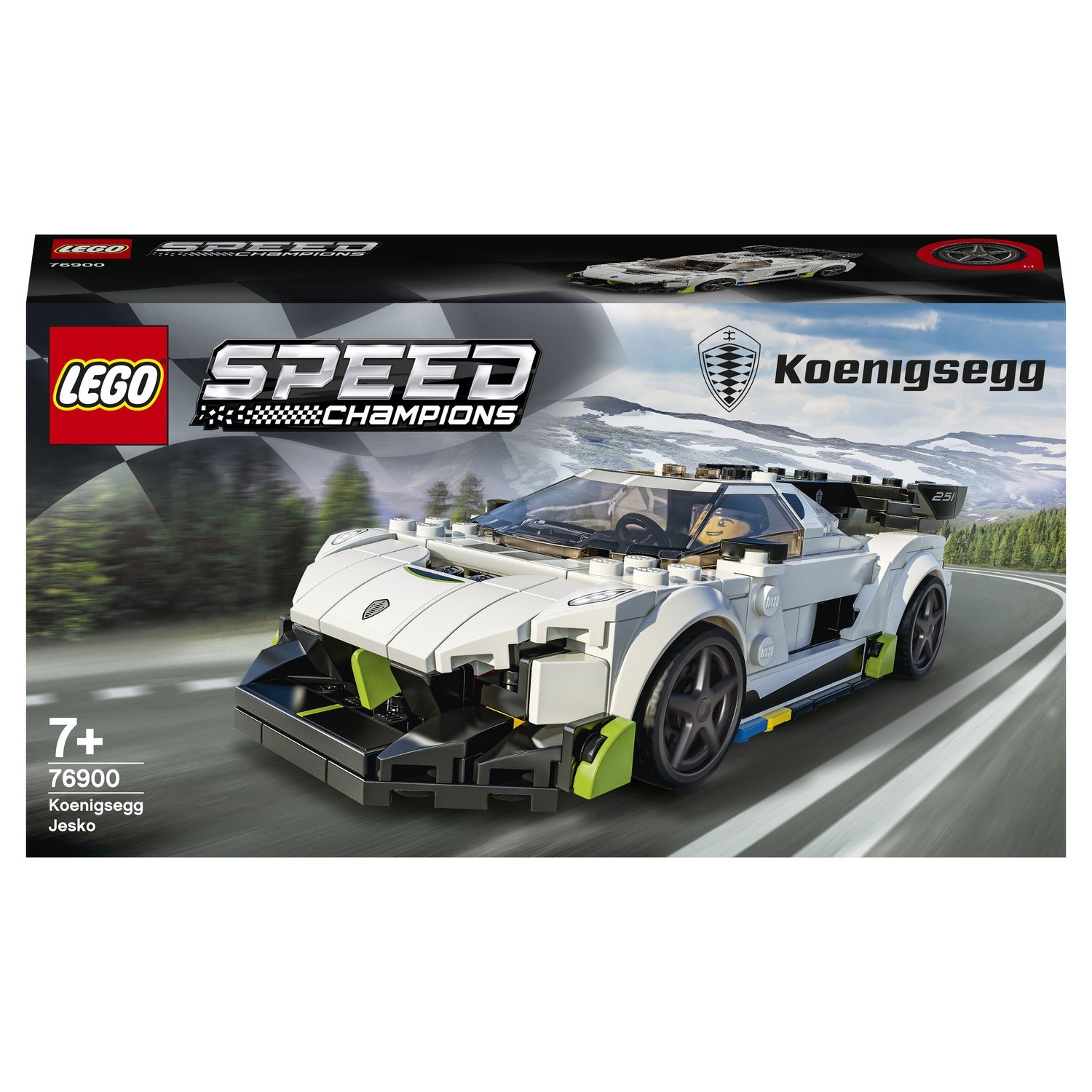 Конструктор LEGO Speed Champions Koenigsegg Jesko, 280 деталей, 76900 -  купить в BABY BRICK, цена на Мегамаркет