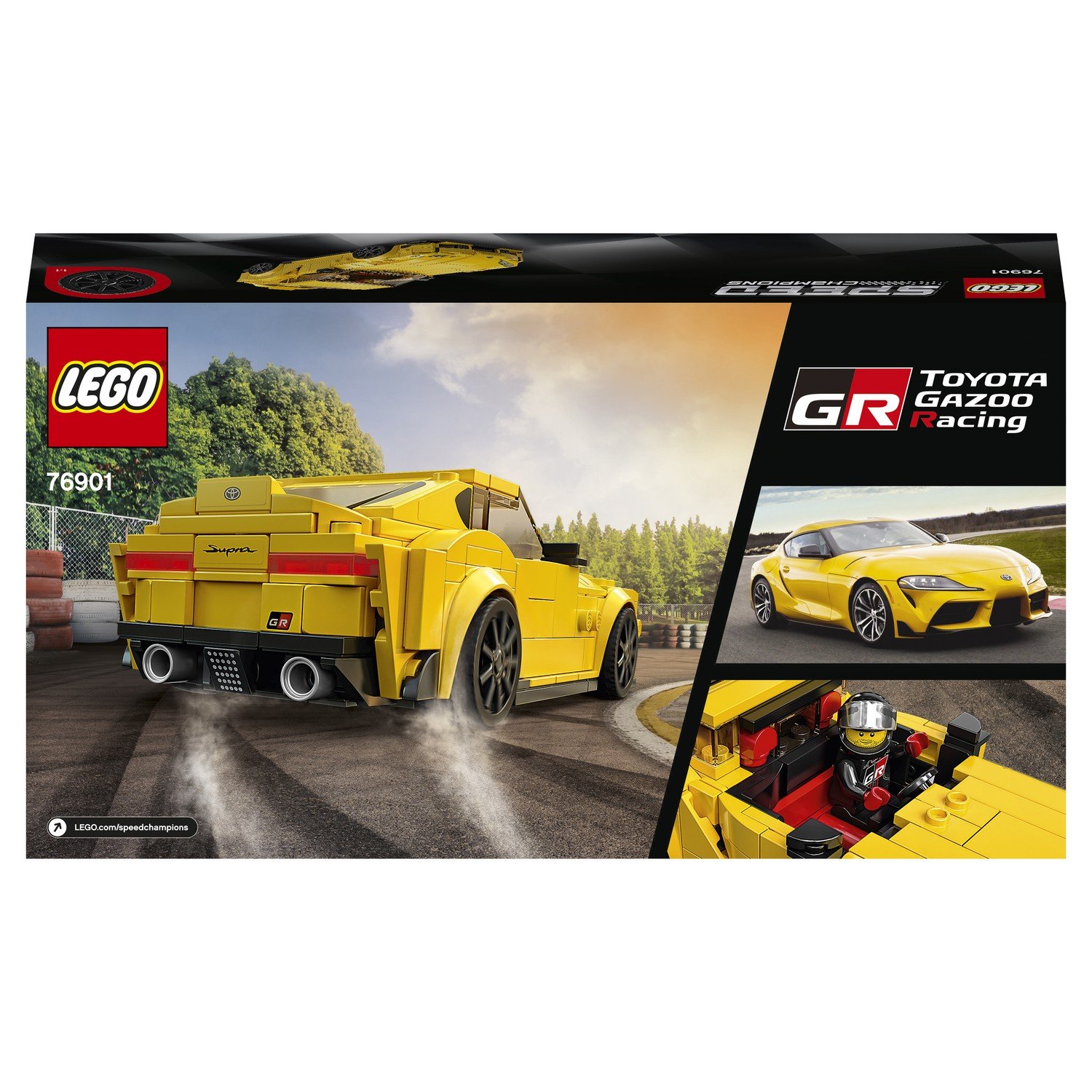 Отзывы о конструктор LEGO Speed Champions Toyota GR Supra, 299 деталей,  76901 - отзывы покупателей на Мегамаркет | конструкторы LEGO 76901 -  100028627861