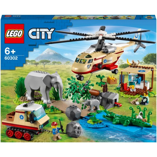Конструктор LEGO City Stunt 60302 Операция по спасению зверей