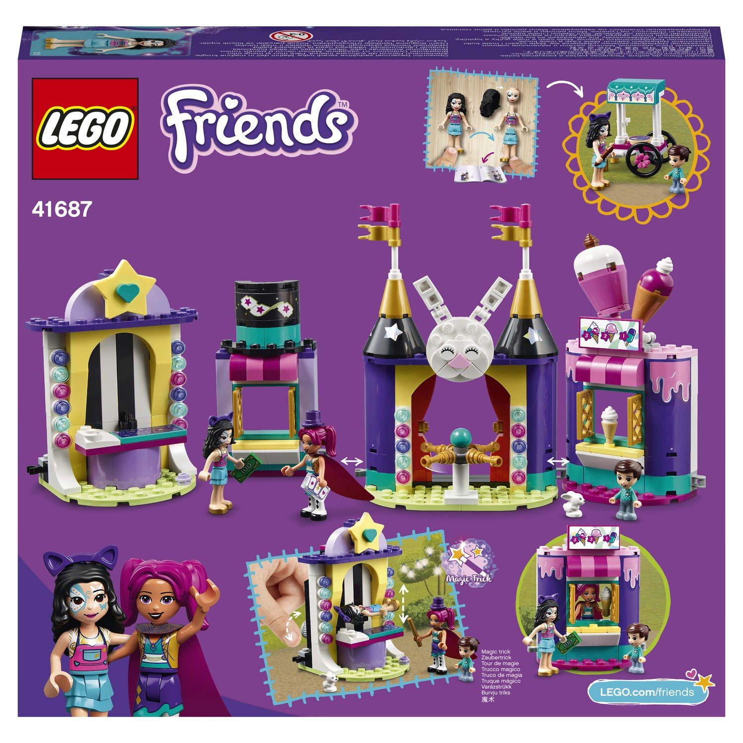 Купить конструктор LEGO Friends 41687 Киоск на волшебной ярмарке, цены на  Мегамаркет | Артикул: 100028627908