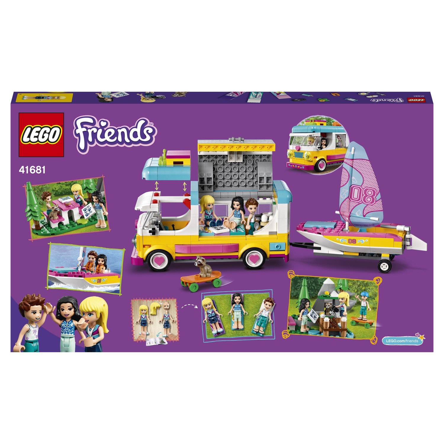 Отзывы о конструктор LEGO Friends 41681 Лесной дом на колесах и парусная  лодка - отзывы покупателей на Мегамаркет | конструкторы LEGO 41681 -  100028627911