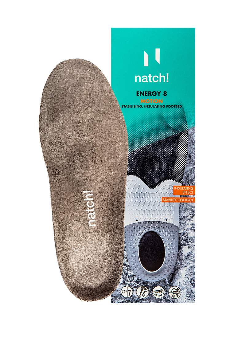 Стельки для обуви унисекс Natch! ENERGY 8 39