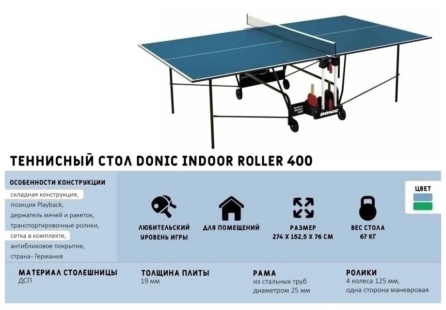 Расстояние между теннисными столами