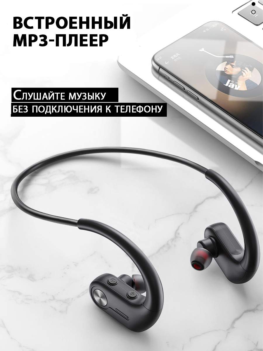 Спортивные наушники со встроенным MP3-плеером BENJIE BJ-S10, 32 Гб, 11115 –  купить в Москве, цены в интернет-магазинах на Мегамаркет