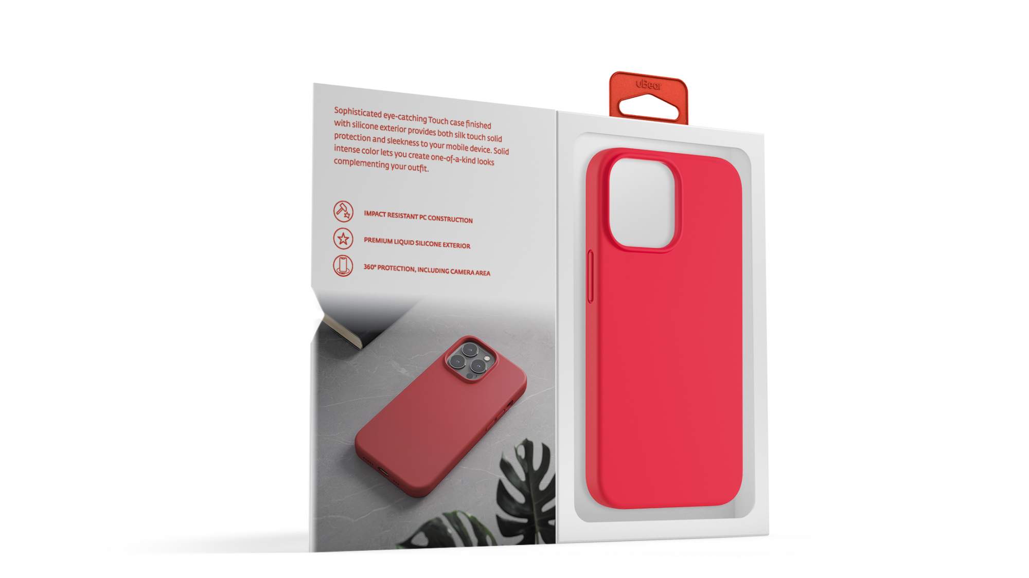 Чехол UBEAR Touch Case красный AIRTAG.