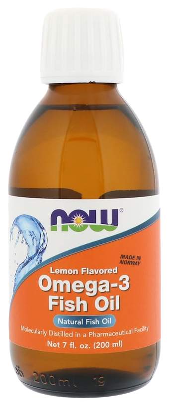 Рыбий жир Omega 3 Now 200 мл лимон - купить в Best.Fit, цена на Мегамаркет