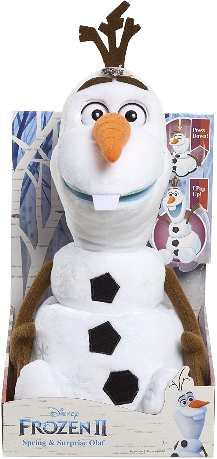 Мягкая игрушка Disney Frozen Олаф 35 см, Холодное сердце Сюрпризы весны  32566 – купить в Москве, цены в интернет-магазинах на Мегамаркет