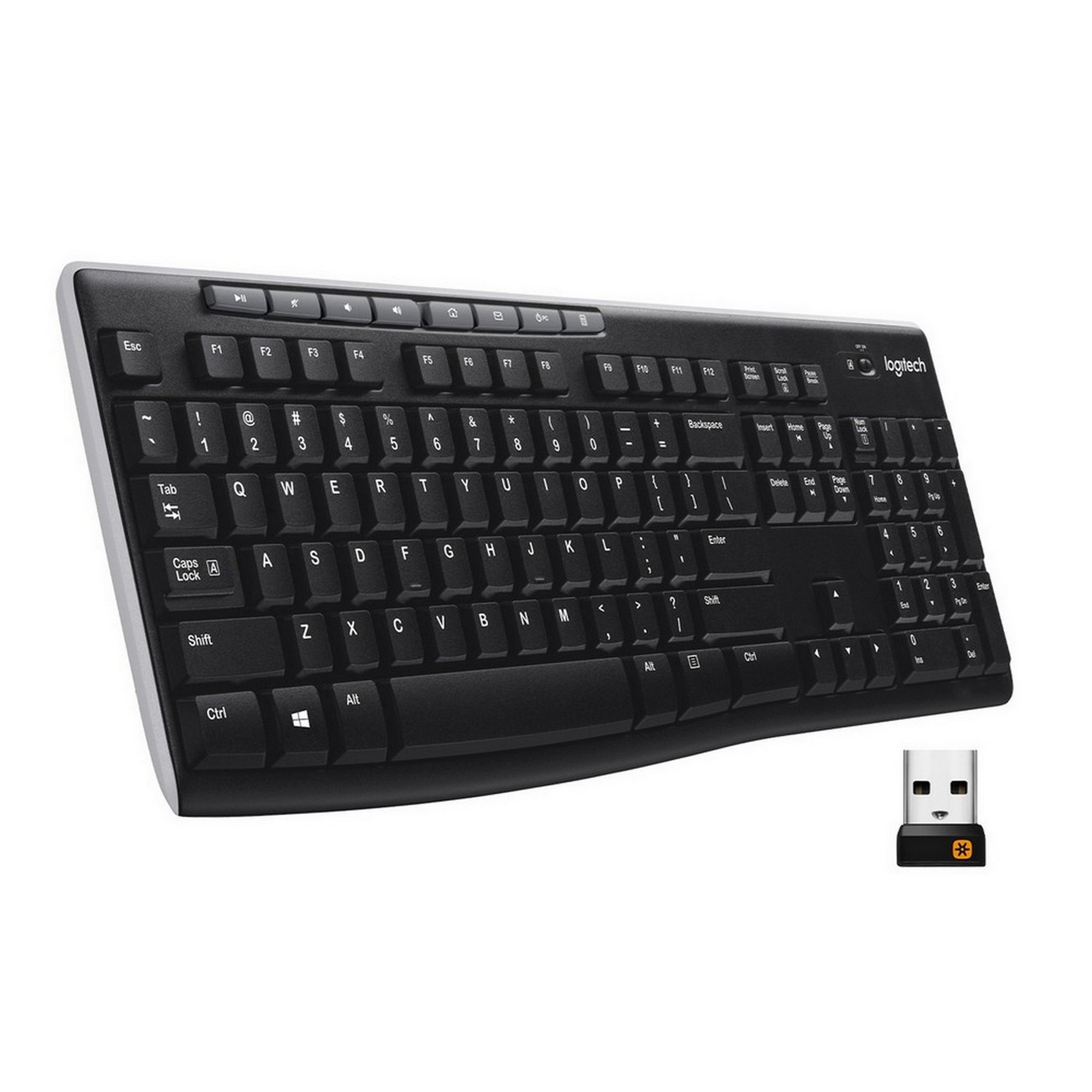 Беспроводная клавиатура Logitech K270 Black (920-003757) - купить в Nanoroom, цена на Мегамаркет