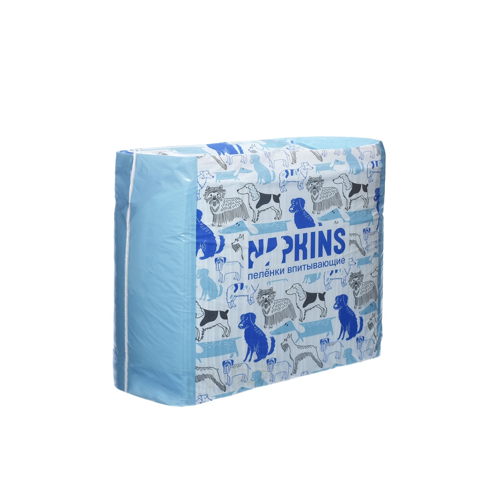 Пеленки для кошек и собак одноразовые Napkins гелевые 60 x 40 см, 30 шт