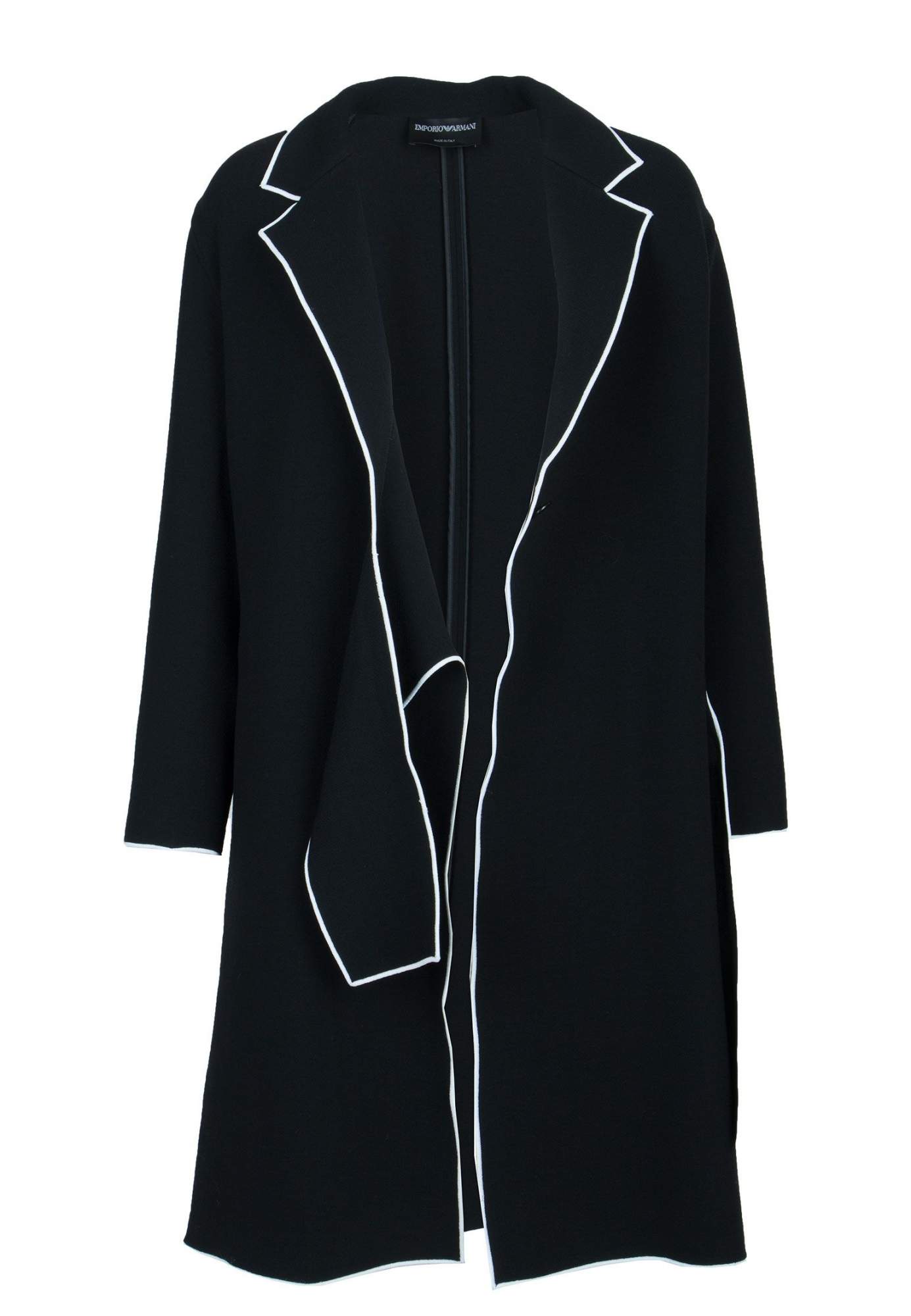 Пальто женское Emporio Armani 95161 черное 40 IT