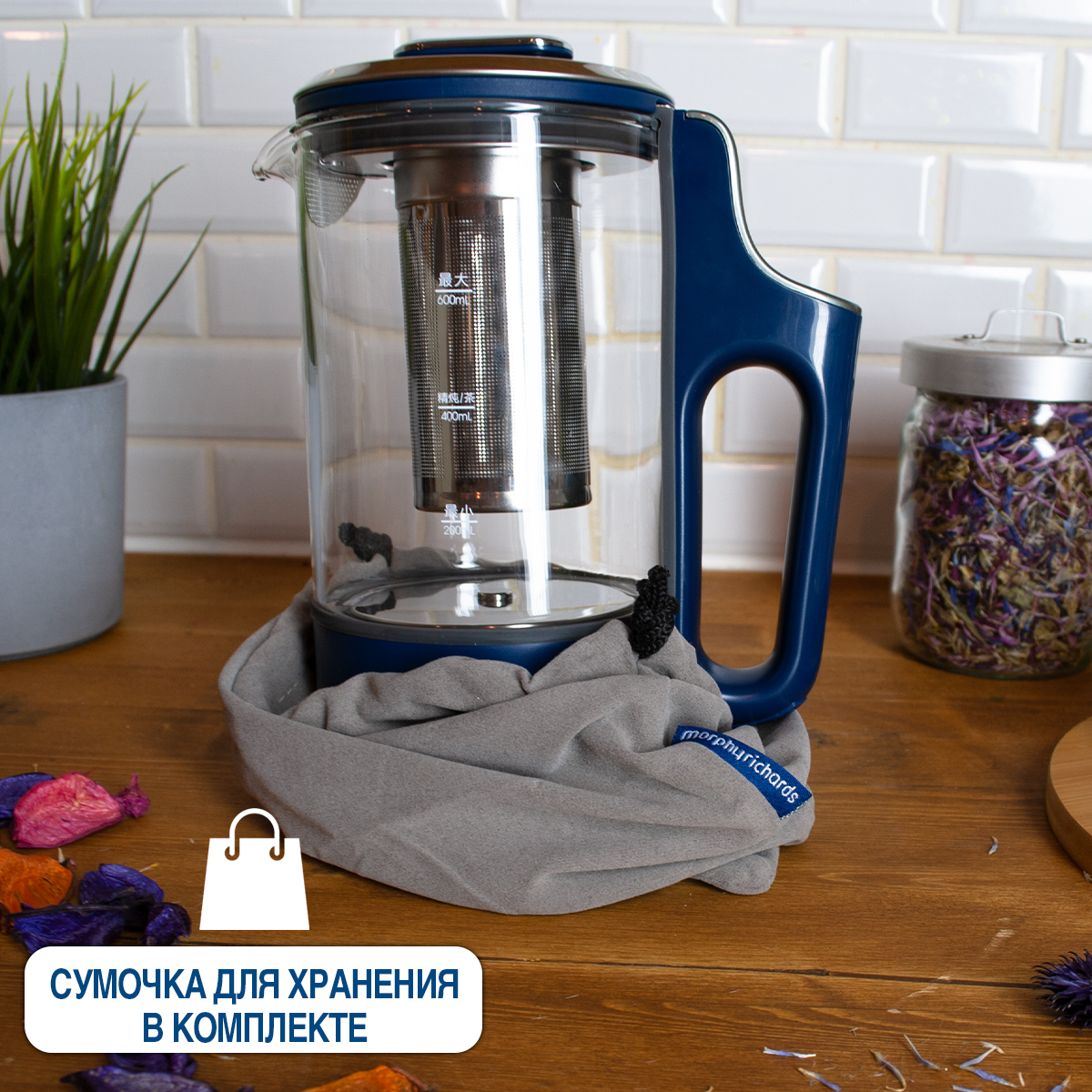 Чайник электрический Morphy Richards MR6086B 0.6 л синий, купить в ...