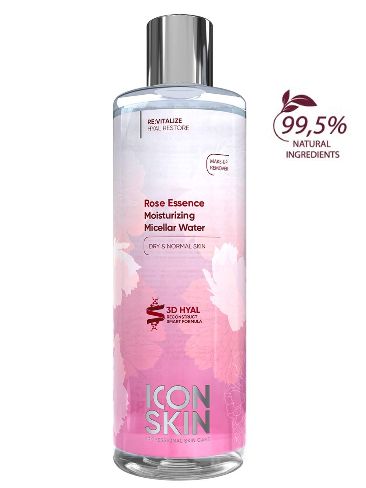 Увлажняющая мицеллярная вода  ICON SKIN Rose Essence , 400 мл. (45)