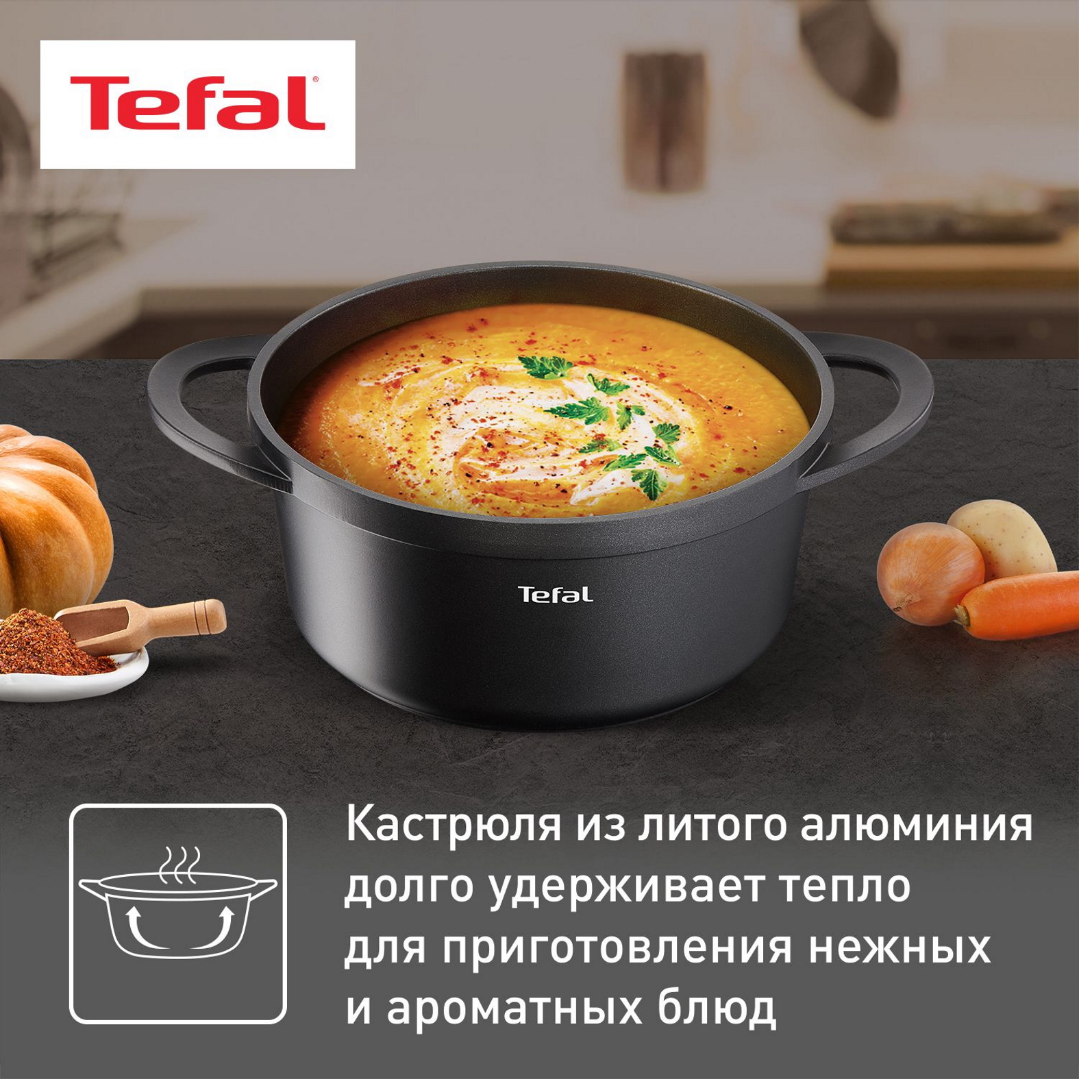 Tefal pro cook 28 крышка