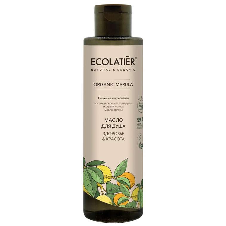 Масло для душа ECOLATIER Organic Marula Здоровье & Красота экстра питательное 250 мл - купить в Мегамаркет Красота, цена на Мегамаркет