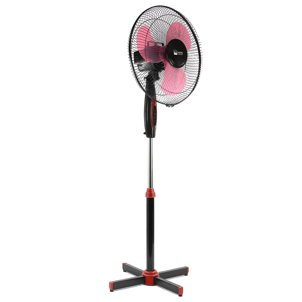 Вентилятор напольный Home Element HE-FN1205 красный; черный - купить в МультиМарта Вешки (со склада МегаМаркет), цена на Мегамаркет