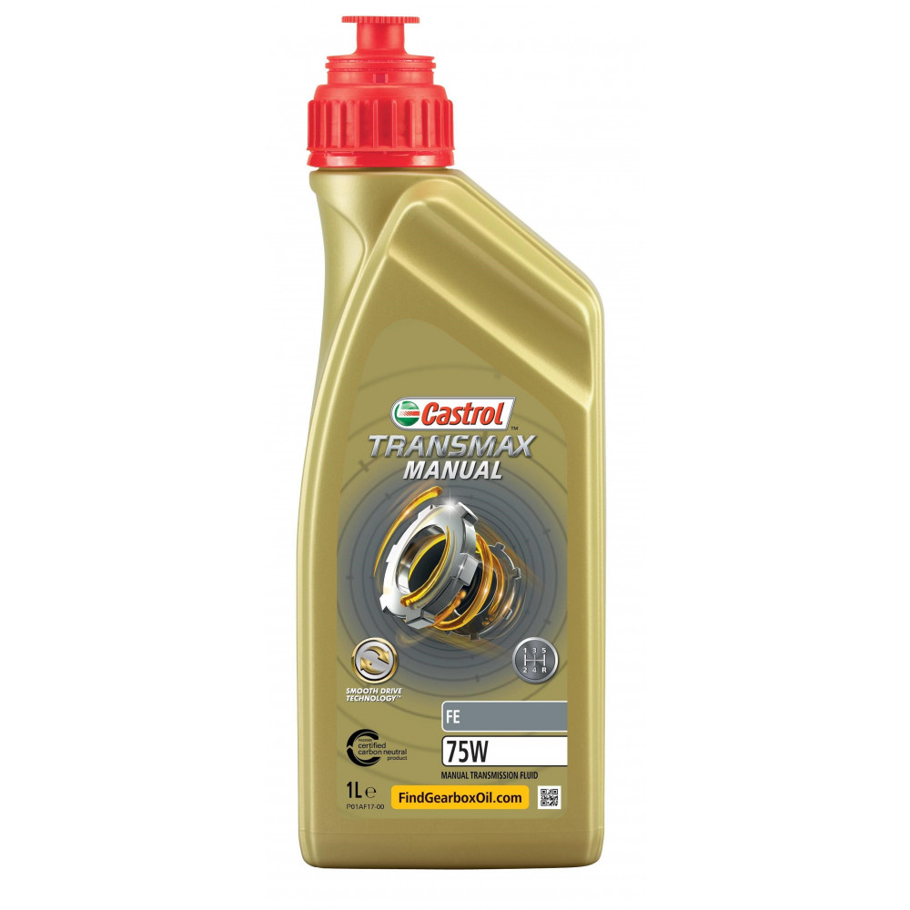 CASTROL Масло трансмиссионное для МКПП TRANSMAX MANUAL FE 75W, 1л API GL-4, FORD WSS-M2C20 - купить в Москве, цены на Мегамаркет