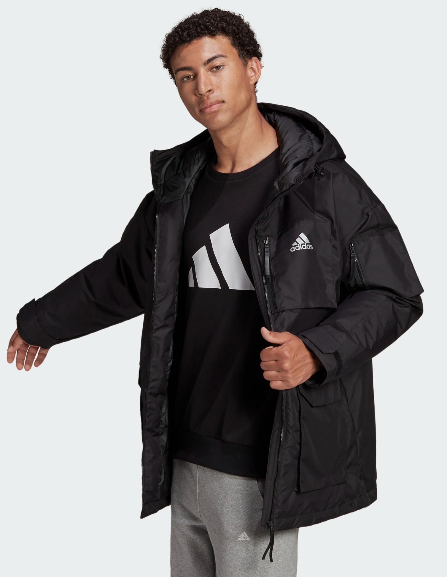 Парка мужская Adidas H14174 черная L