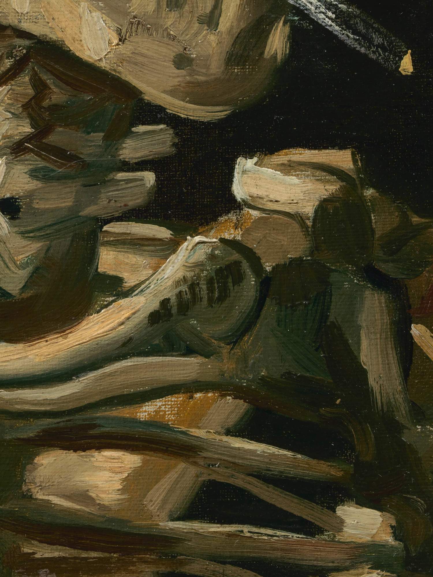 Картины Ван Гога "Прогулка заключённых Тюремный двор + Череп с горящей сигаретой" р
