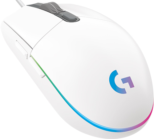 Игровая мышь Logitech G102 LightSync White, купить в Москве, цены в интернет-магазинах на Мегамаркет