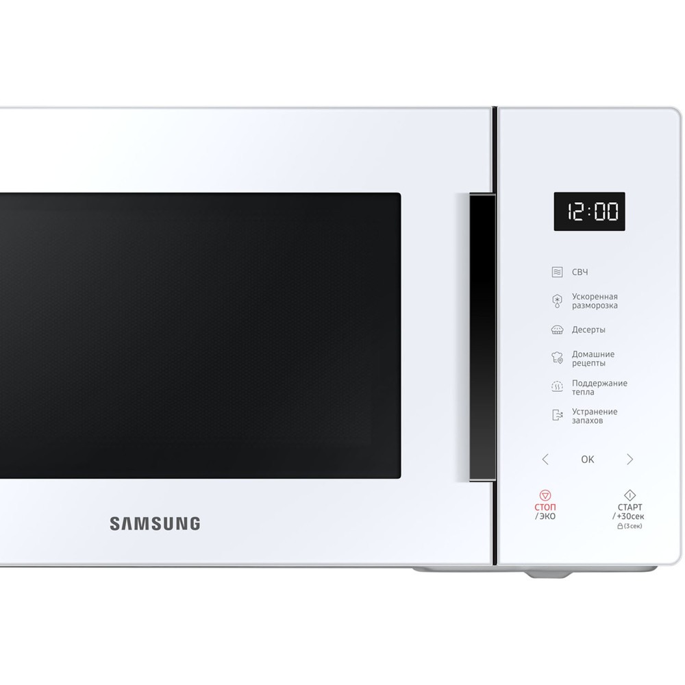 Микроволновая печь соло Samsung MS23T5018AW White - отзывы покупателей на  маркетплейсе Мегамаркет | Артикул: 100026631570