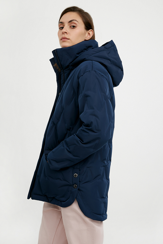 Куртка женская Finn Flare A20-11026 синяя L