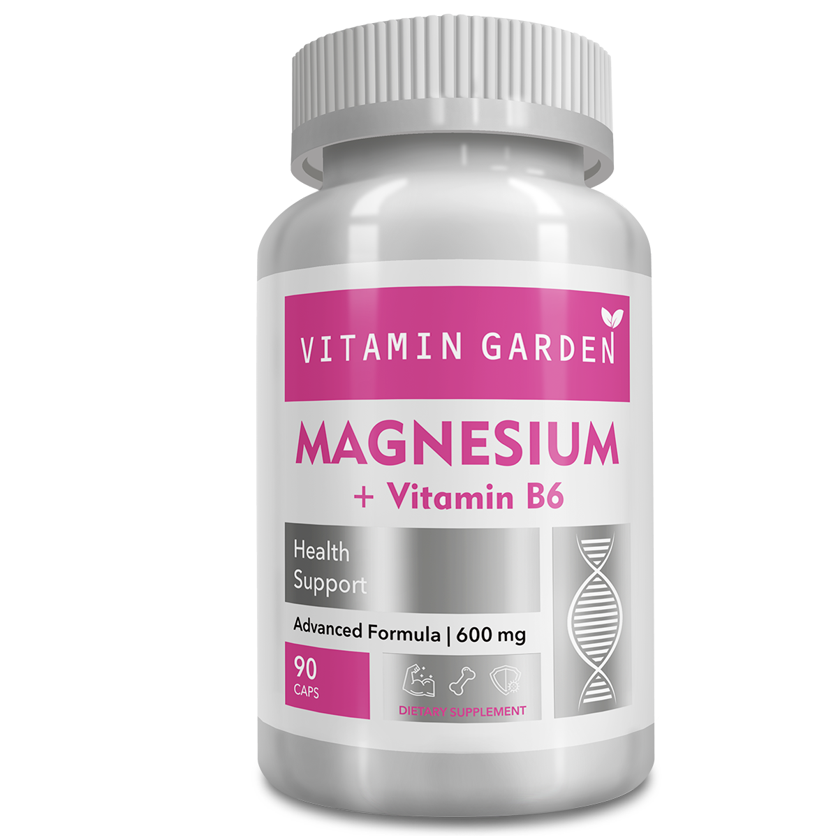 Магний цитрат с витамином B6 VITAMIN GARDEN LE Magnesium Citrate B6 капсулы 90 шт. - купить в интернет-магазинах, цены на Мегамаркет | макро- и микроэлементы WGLE0006
