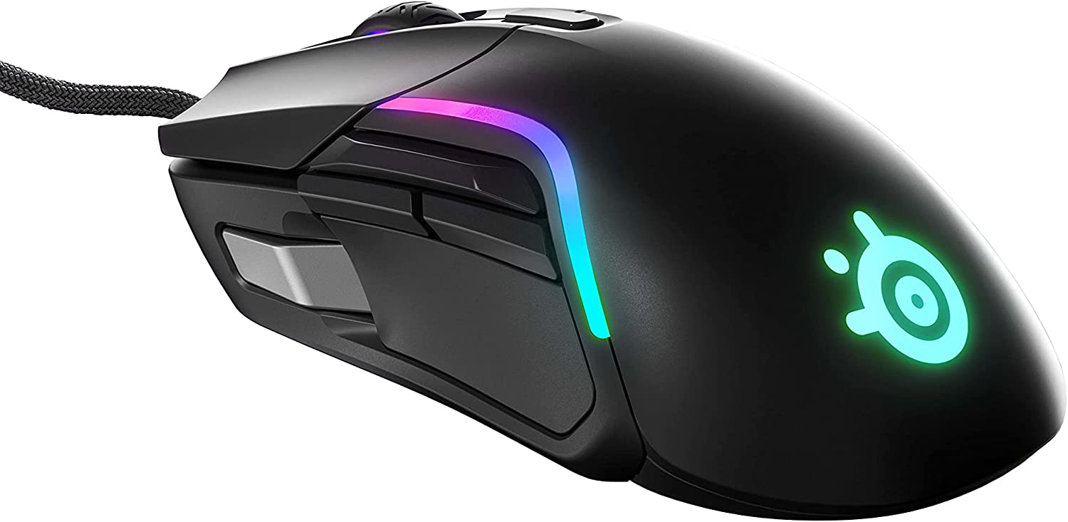 Проводная игровая мышь SteelSeries Rival 5 черный, купить в Москве, цены в интернет-магазинах на Мегамаркет