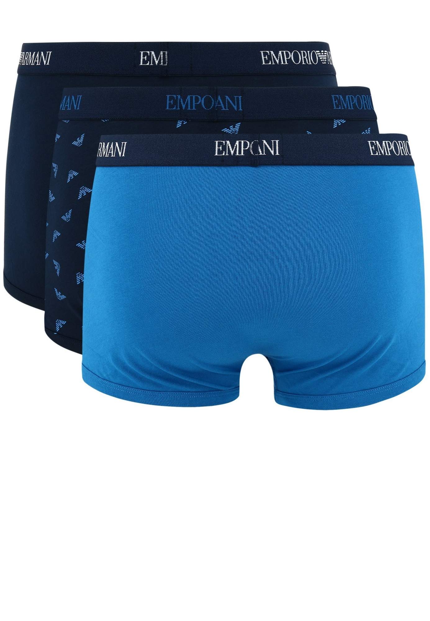 Комплект трусов мужских Emporio Armani 126749 синих L, купить в ...