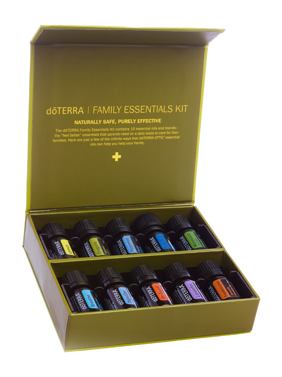 Купить семейный набор из 10 эфирных масел doTERRA Family Essential